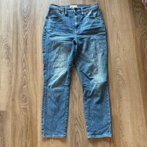 Madewell Straight Leg Jeans - Classic Blue